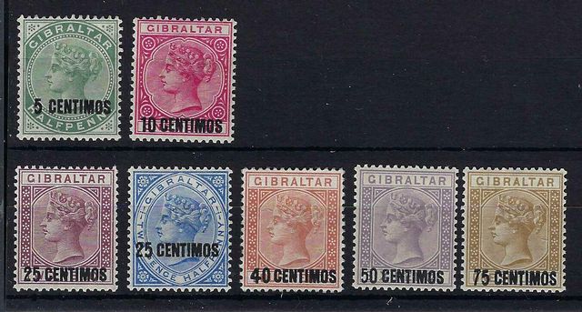 Image of Gibraltar SG 15/21 UMM British Commonwealth Stamp